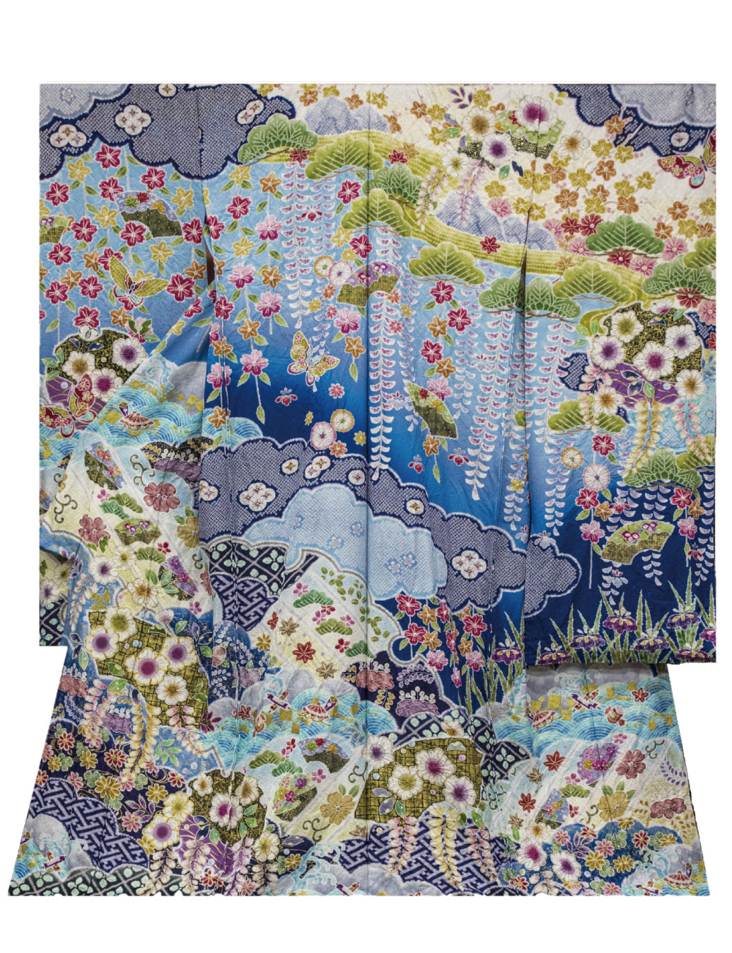 青辻が花振袖　高級振袖