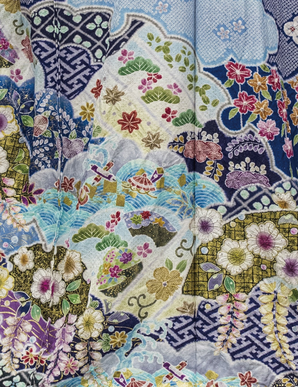 青辻が花振袖　高級振袖