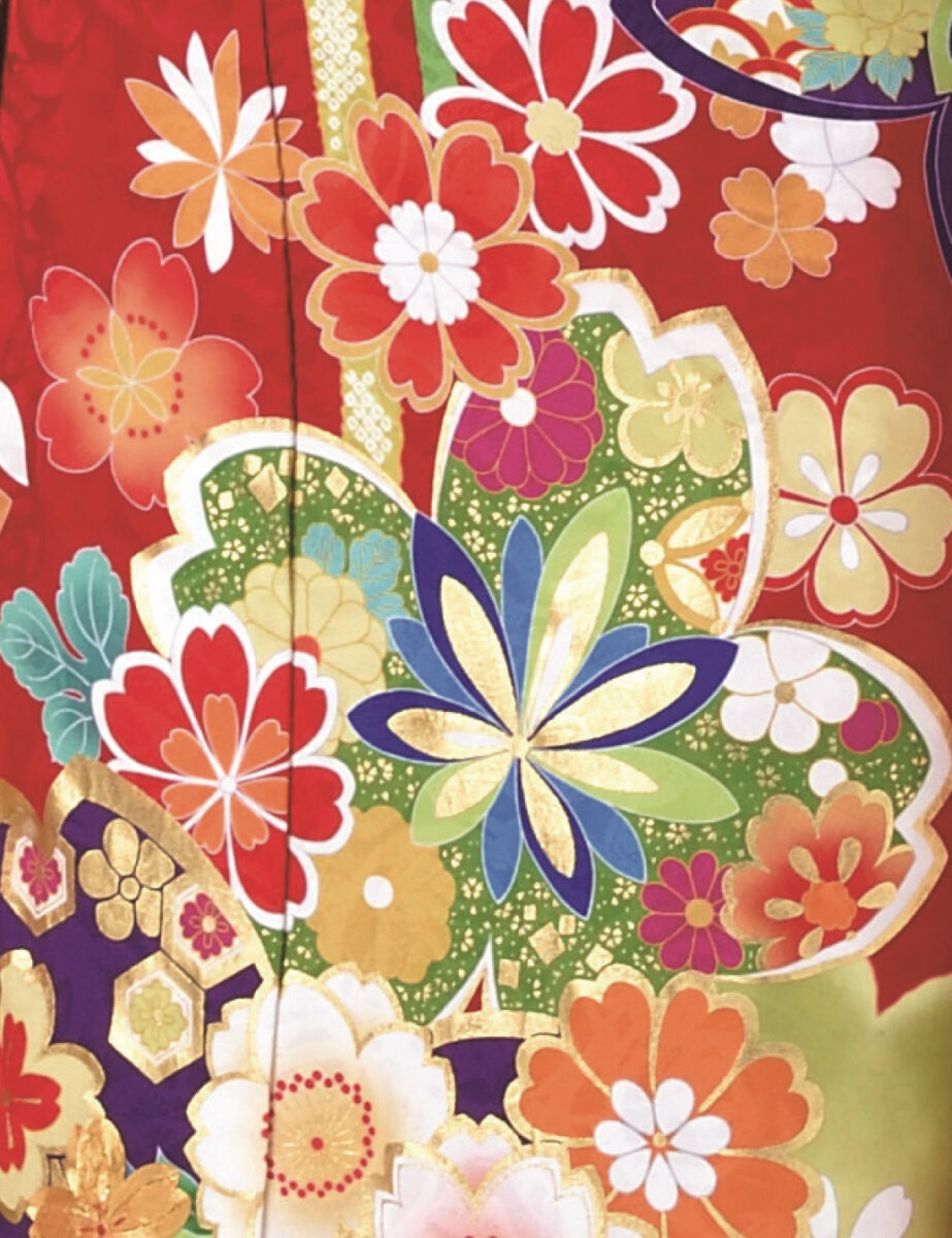 兵庫県　姫路　振袖レンタル　M　サイズ　赤