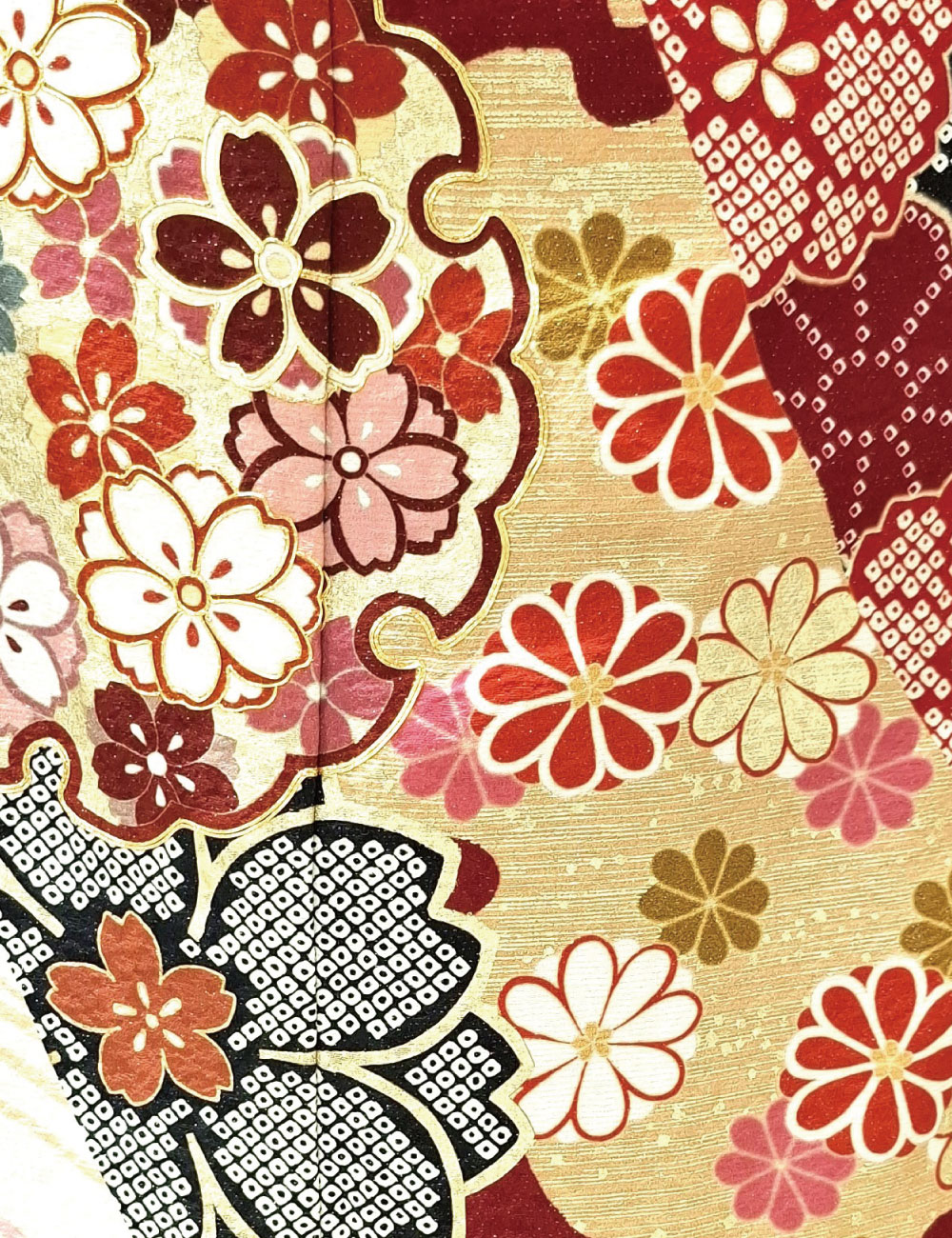 赤白振袖レンタル振袖レンタルSサイズ　姫路市の成人式