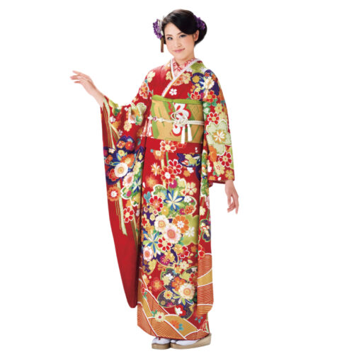 兵庫県 姫路 振袖レンタル M サイズ 赤