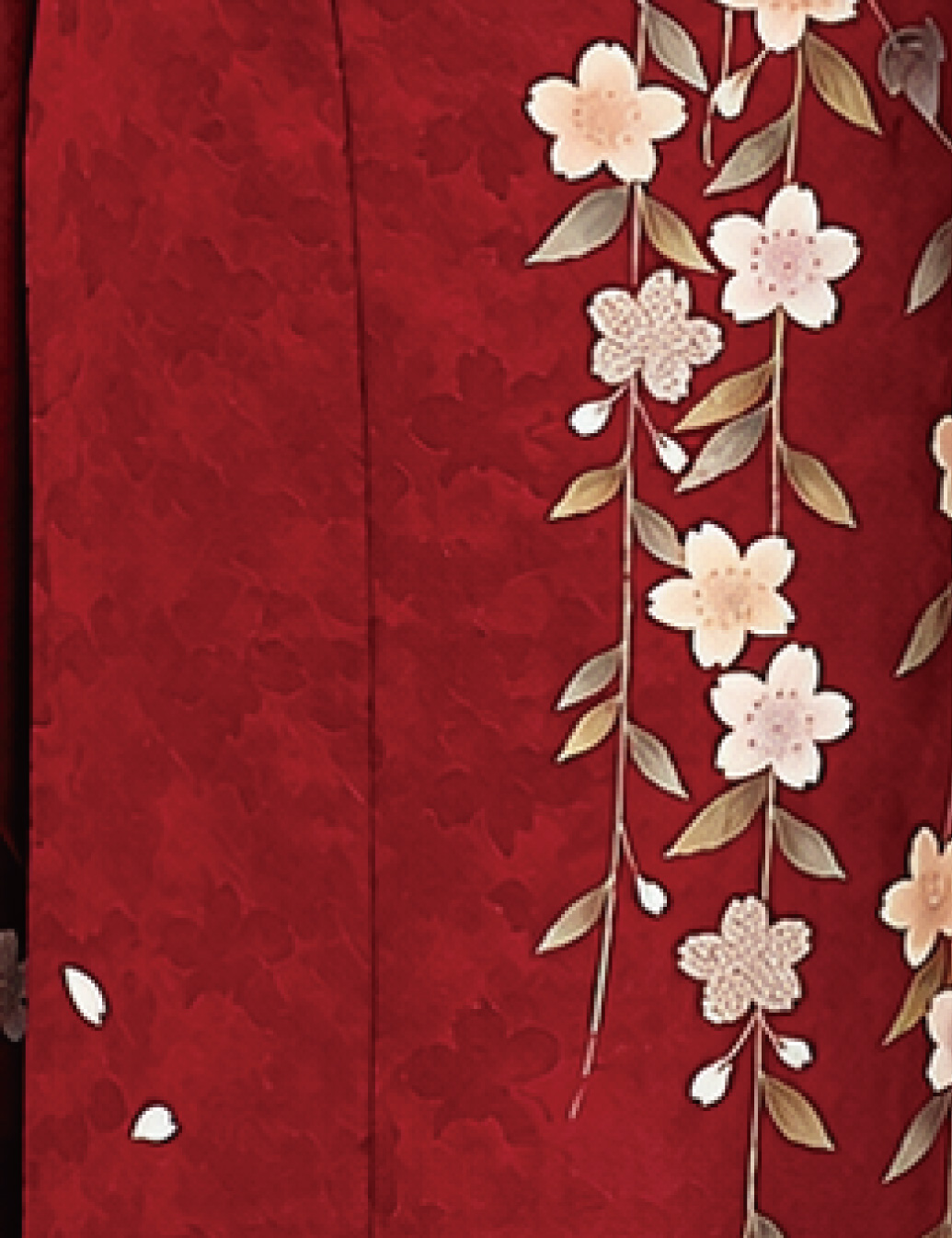 赤振袖レンタル　LLサイズ