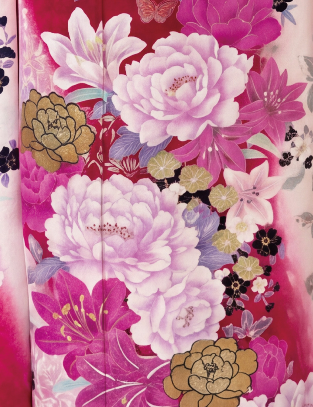 華やかな薔薇の振袖