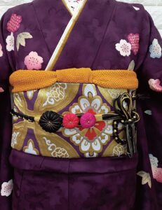 兵庫県　姫路　振袖レンタル　M　サイズ　紫