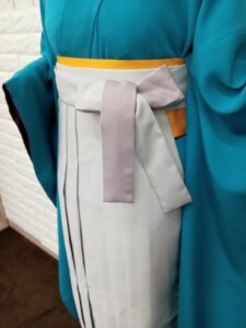 卒業式　卒業式衣装　卒業袴　袴　レンタル　古典　おしゃれ　無地　青　水色