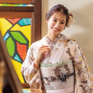 332 振袖フルセット 正絹 ピンク桃 パステル 銀彩 駒刺繍 暈し染め fuset161m-9451_2.jpg